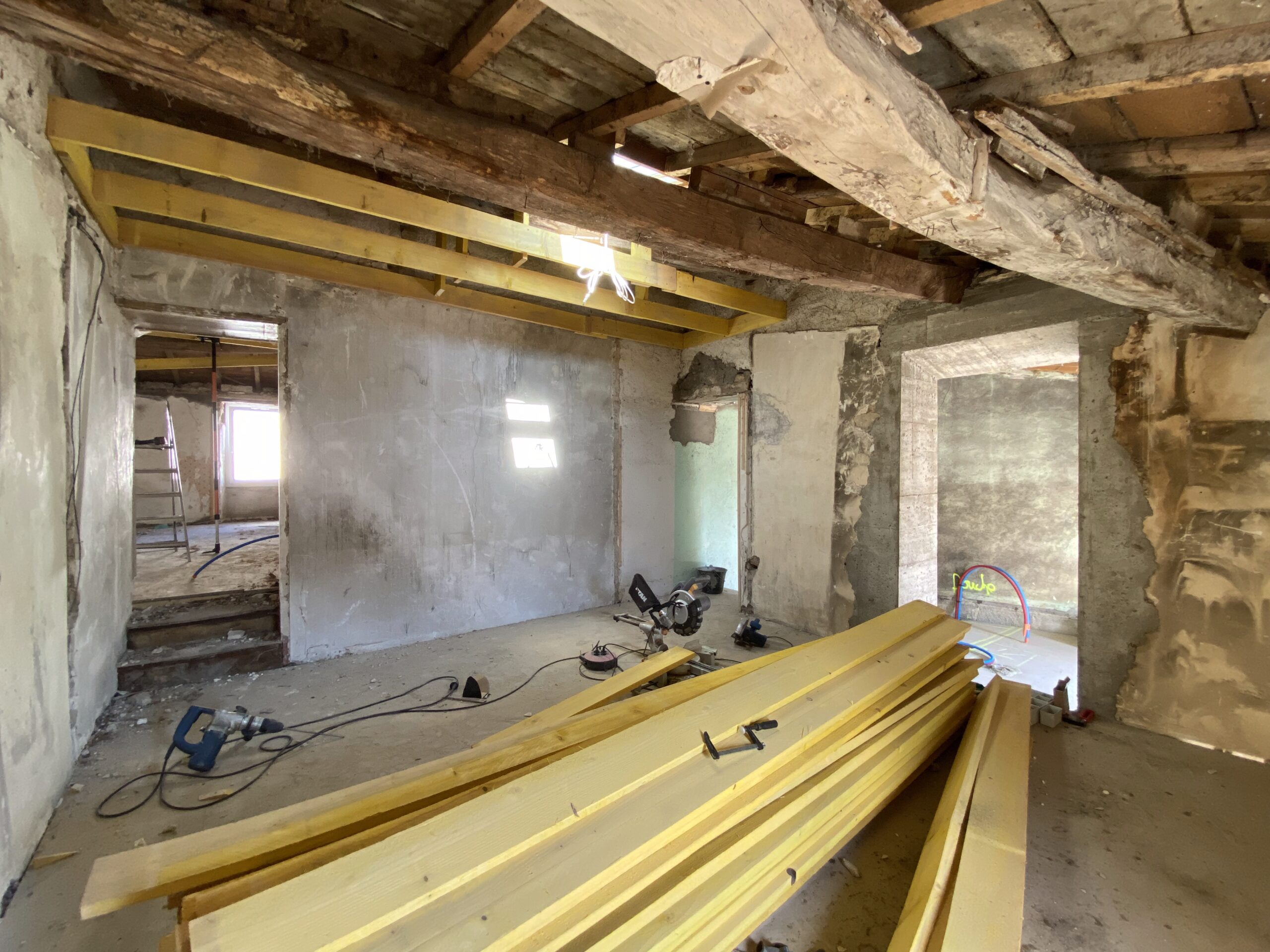 rénovation d'une maison au Lucs sur Boulogne